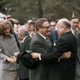 With former Egyptian president Anwar Sadat, Oct. 1975. (AP Photo)